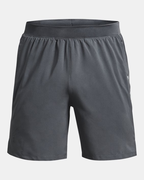 Men's UA Launch Run 7" Shorts, Gray, pdpMainDesktop image number 6